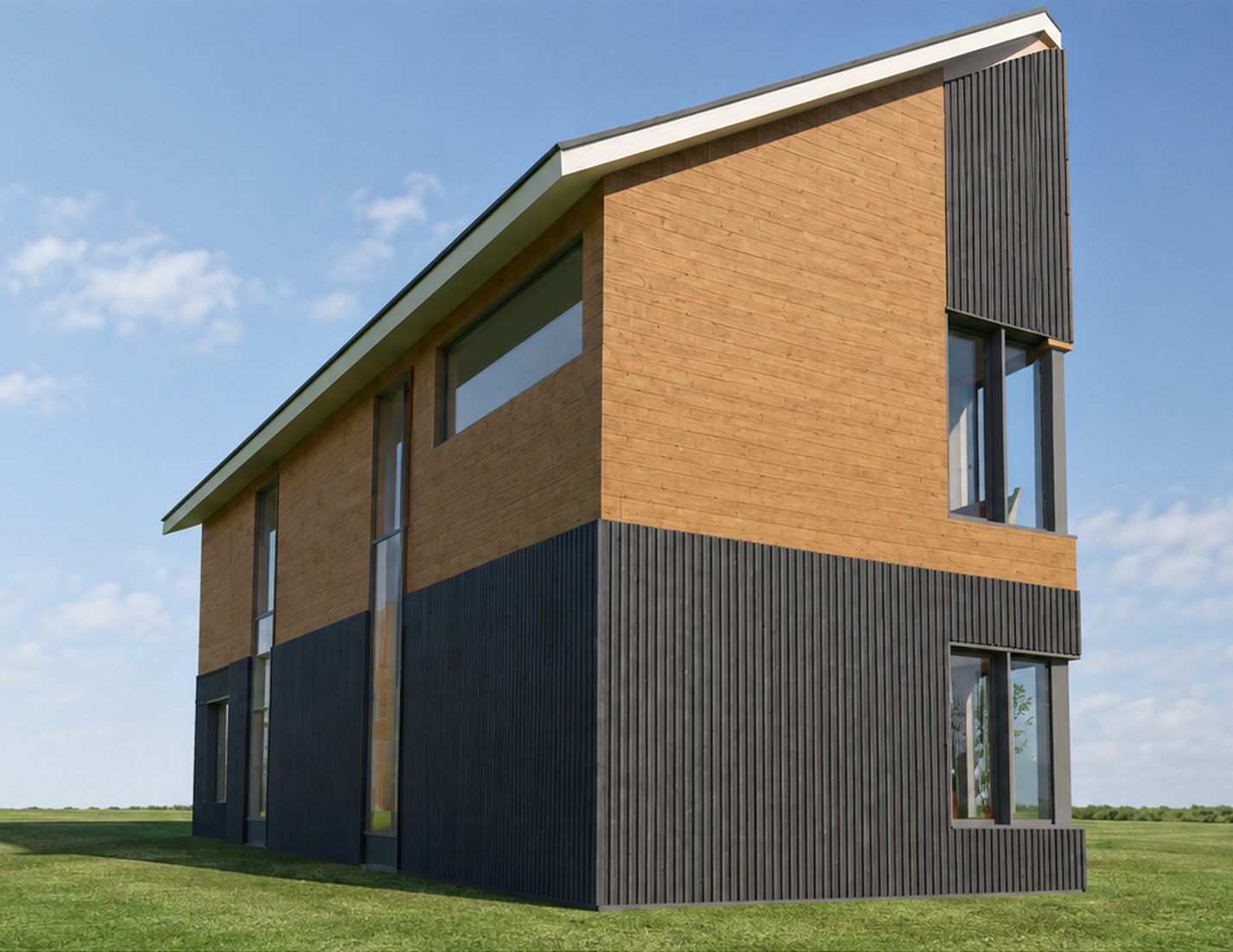Side shot elevation perspective