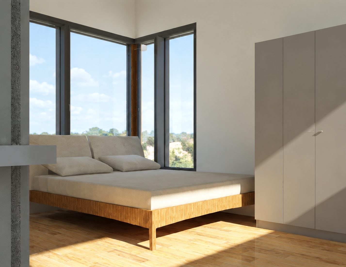 Bedroom perspective