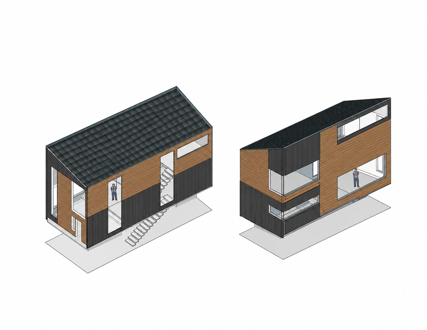 Exploded axonometric