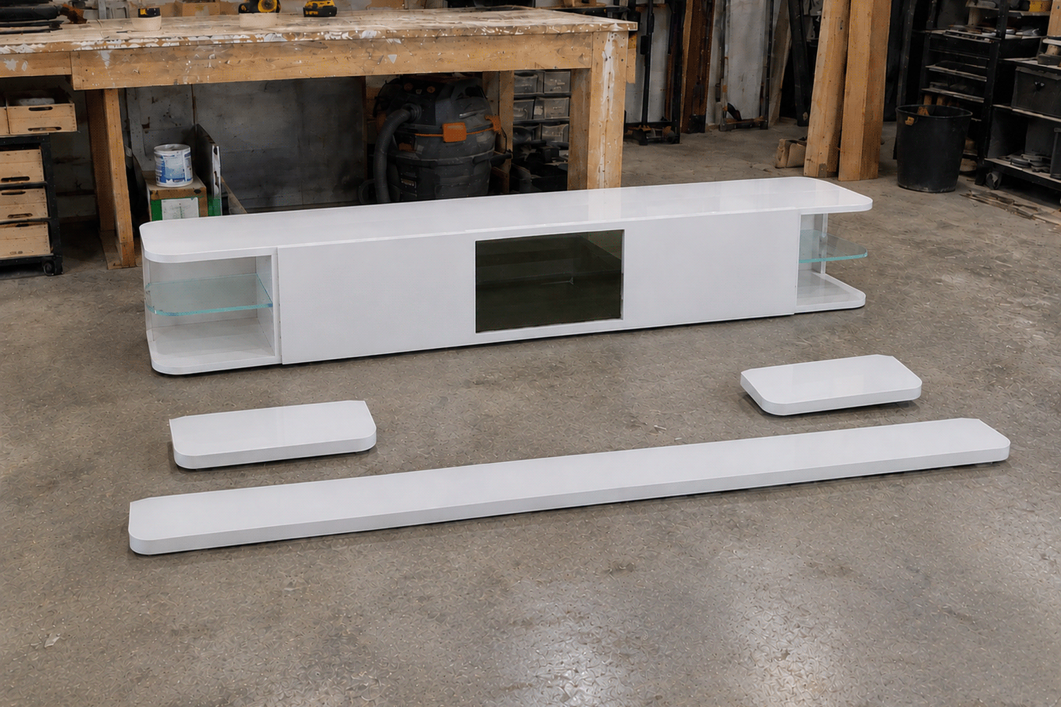 testing finished cabinets