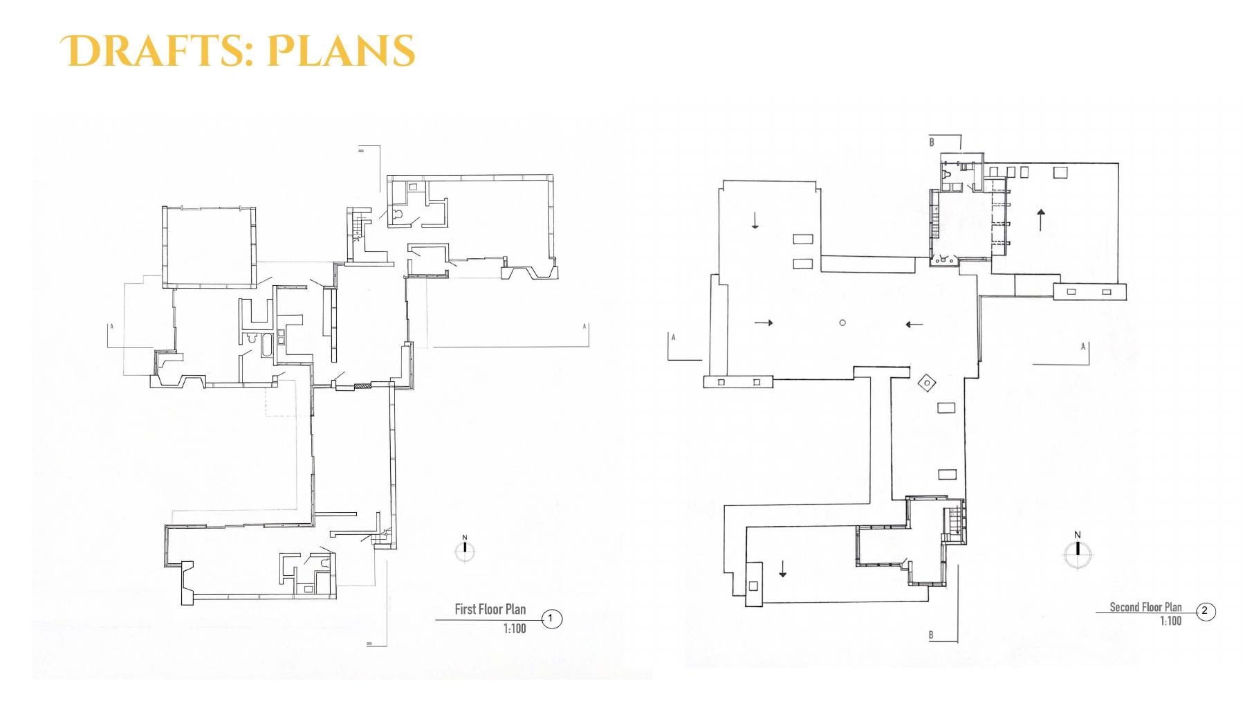 Further sheet from the Schindler Chace House study
